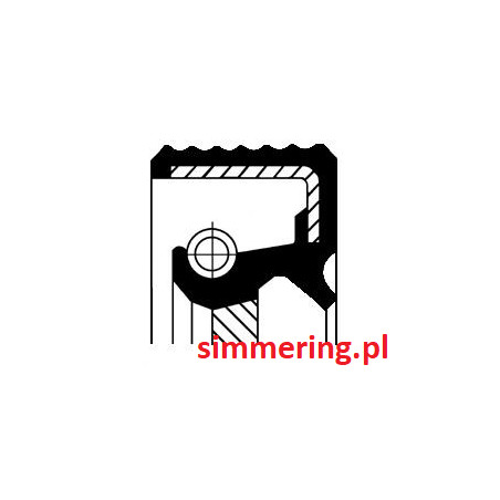 Rotary Shaft Seal CORTECO 19036919 30x40x7 FPM BASLRSX7 | Radial Oil Seal for KIA, LAND ROVER, LOTUS, MG, ROVER - 24h Delivery