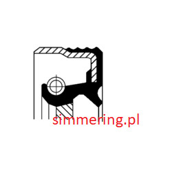 Uszczelniacz Wału CORTECO 12015268 FPM B1BASLRSX7 74x88x8 - Wysokiej Jakości Uszczelka Olejowa