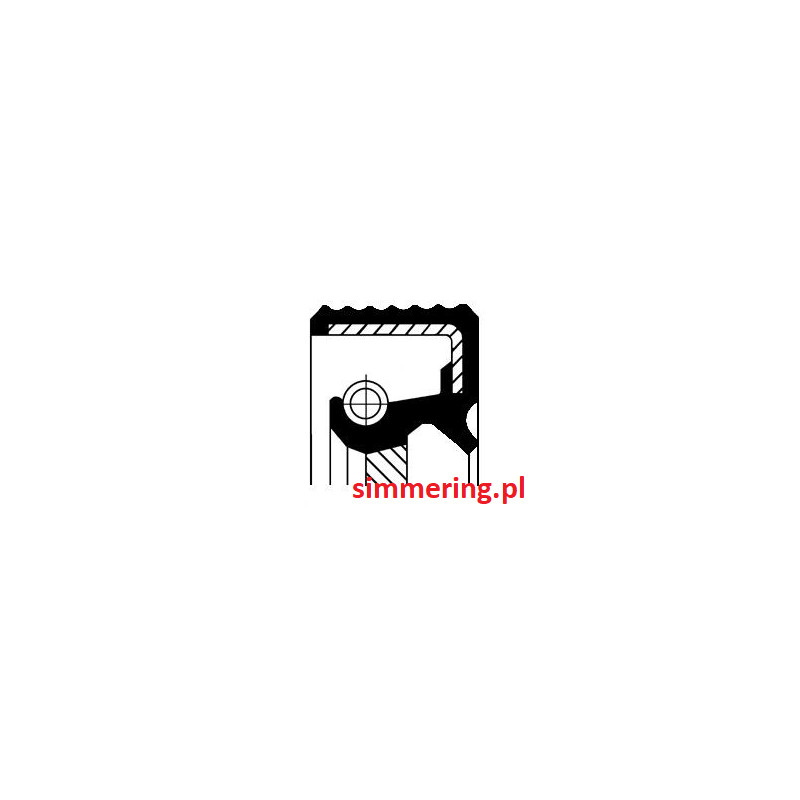 Rotary Shaft Seal CORTECO 01031087 FPM BAVISLRSX7 Oil Seal 01031087