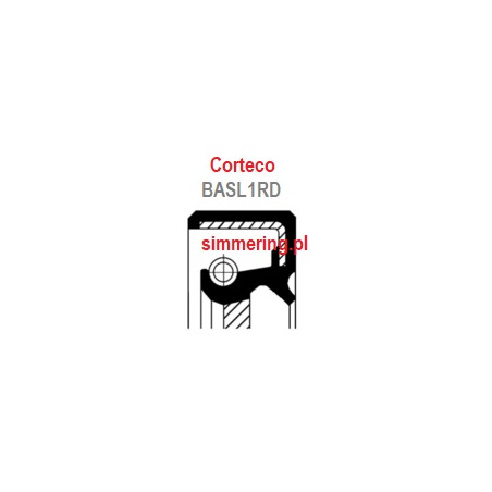 CORTECO 15020026 Uszczelniacz 16x26x5,2 HNBR BASL1RD | Simmerring techniczny | Dostawa 24h - simmering.pl