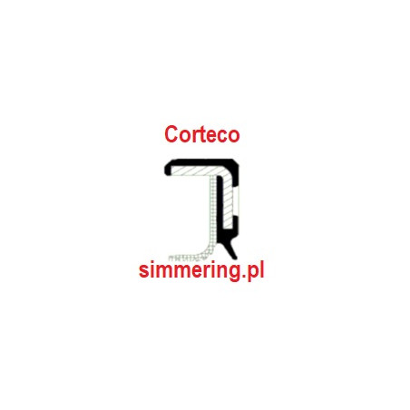 Uszczelniacz CORTECO 50x72x10 FPM | IVECO 42537151 | RENAULT TRUCKS | Simmerring | simmering.pl