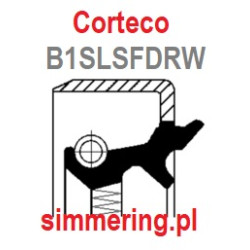 CORTECO 12013105 Oil Seal 65x120x12/14 ACM | Radial Shaft Seal with Dust Lip | Fast 24h Shipping - simmering.pl