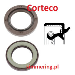 19033885 CORTECO 40x63x8,6 Uszczelniacz FPM HTCY Simmerring – AUDI VW SKODA SEAT PEUGEOT VOLVO