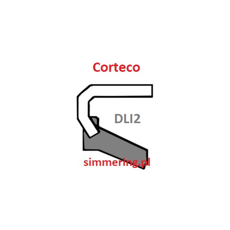 Uszczelniacz CORTECO 19033733 40x50x5 PU DLI2 - Simmerring do KOMATSU 4190911120
