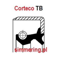 Uszczelniacz CORTECO 19016632 15x25x7 NBR TB - Simmerring TOYOTA 90311-15001 | Dostawa 24h | simmering.pl
