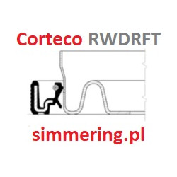 Uszczelniacz CORTECO 12014726 50x70x10 FPM RWDRFT