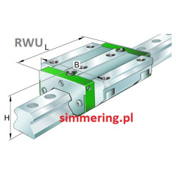 Wózek liniowy RWU55-F-H-120/930/120-V3-G1 INA - Precyzyjny, 55 mm | Dostawa 24h - simmering.pl