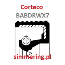 Uszczelniacz CORTECO 01026501 FPM 25x35x6/5,5 - Simmerring do kompresora MERCEDES, RENAULT, ZF | simmering.pl