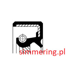 Uszczelniacz CORTECO 19016602 35x56x9/12.5 - Simmerring wału skrzyni biegów Mitsubishi MD706433 | Dostawa 24h | simmering.pl