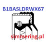 Rotary Shaft Seal CORTECO 01033862 ACM B1BASLDRWX67 Oil Seal 67x83x8