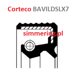 CORTECO 12014151B 19x30x6.5 mm FPM BAVILDSLX7 Rotary Shaft Seal Piaggio 482314 239391
