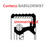 Rotary Shaft Seal CORTECO 07016442 NBR BABSLDRWX7 | 20x32x5/5.5 Radial Oil Seal