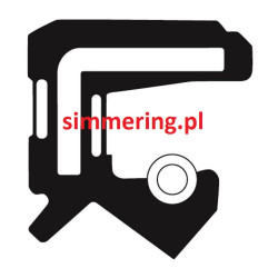 64x90x13 AO NBR Double Lip Radial Oil Seal with Dust Lip – Rotary Shaft Seal
