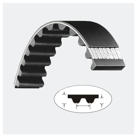 OPTIBELT OMEGA 5M 295-9 Timing Belt – 295mm Length, 9mm Width