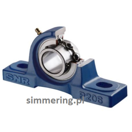 USPAE204 SNR 20 mm Pillow Block Bearing Unit – Cast Iron Housing with Set Screw Locking