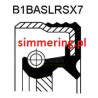 Uszczelniacz wału korbowego CORTECO 12014877 FPM B1BASLRSX7 120x140x13 Simmerring