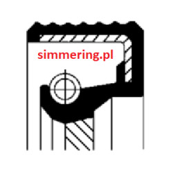 Uszczelniacz wału CORTECO 20029770 PTFE BARSX7 51x68x8 – Simmerring OEM Mercedes-Benz