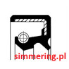 Rotary Shaft Seal CORTECO 12010700 ACM BASLRD Oil Seal 58x80x10 - Compatible with LAMBORGHINI, NISSAN, SAME