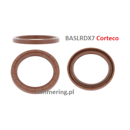 Radial Oil Seal CORTECO 20035271 FPM/ACM BASLRDX7 – Rotary Shaft Seal 54.5x72x6.5 mm