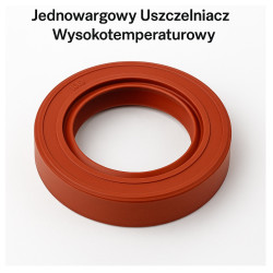 Simmering Silikonowy MVQ 25x62x8 A Jednowargowy Uszczelniacz