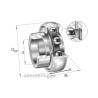 GRAE 55 NPPB INA 55x100x48,4 Insert Ball Bearing - Precision & Durability