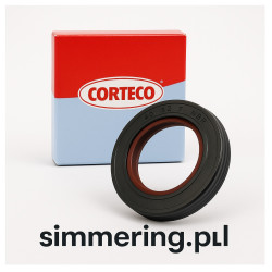 Uszczelniacz CORTECO 12014899 RWDR-K7 FPM 110x140x14,5/16 | Simmerring kasetowy z fluorkauczuku (Viton) do wałów i piast kół
