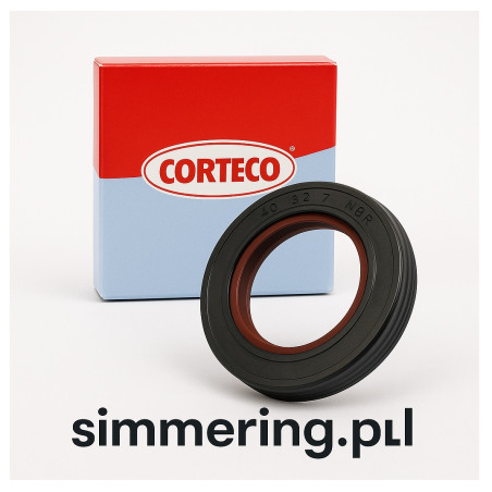 Rotary Shaft Seal CORTECO 12014899 RWDR-K7 FPM 110x140x14.5/16 | Viton Cassette Oil Seal for Shafts and Wheel Hubs