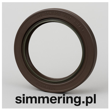 CORTECO 01019480 FPM B1BASL 75x95x10 Rotary Shaft Seal with Dust Lip