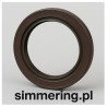 Uszczelniacz CORTECO 01019480 FPM B1BASL 75x95x10 - Simmerring z uszczelką wargową