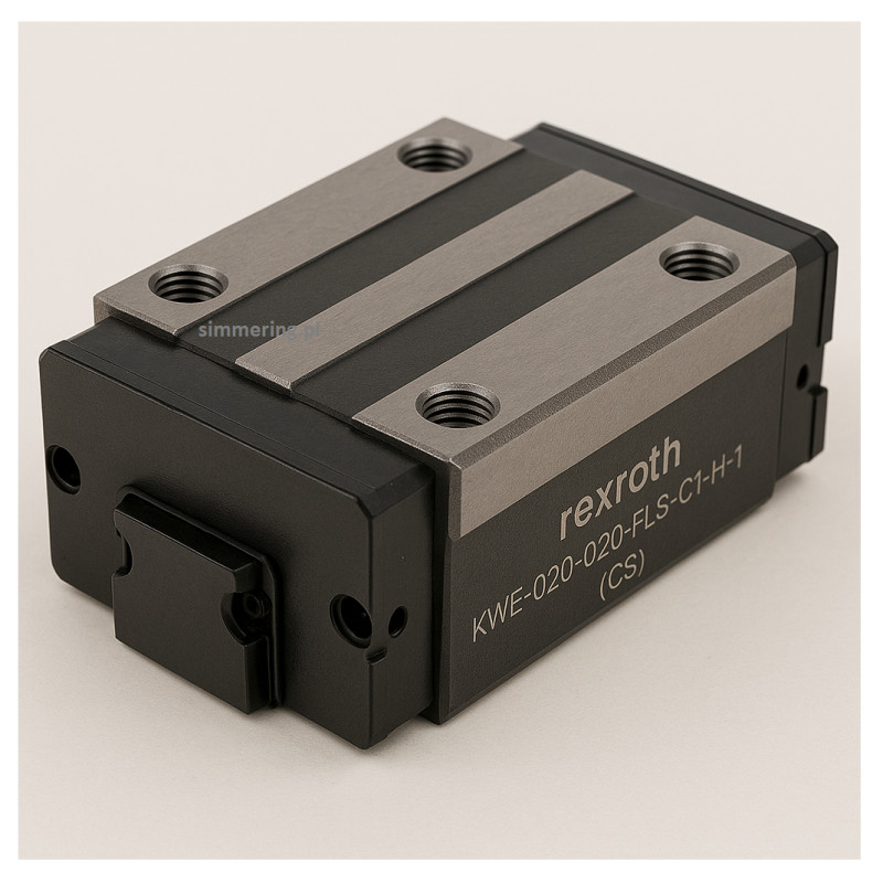 Bosch Rexroth KWE-020-FLS-C1-H-1 R205B81320 – Wózek liniowy kulkowy Compact Line 20 mm