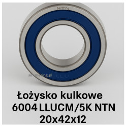 NTN 6004LLUCM/5K Deep Groove Ball Bearing 20x42x12 mm – Double Rubber Sealed