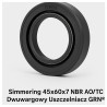 rotary-shaft-seal_45x60x7_nbr_ao_tc_double_lip_seal_grn