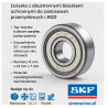 Łożysko kulkowe zwykłe nierdzewne SKF W608-2Z 8x22x7 – Jednorzędowe z metalowymi osłonami