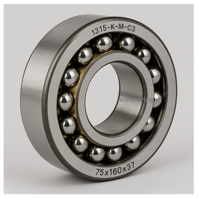 1315-K-M-C3 NKE 75x160x37 Self-Aligning Ball Bearing