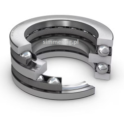 SKF 52412 M - Łożysko kulkowe wzdłużne 50x130x93 mm - Obciążenia osiowe - simmering.pl