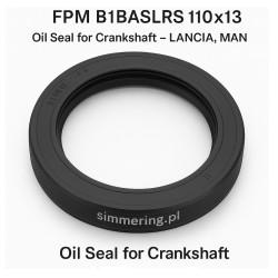 Rotary Shaft Seal CORTECO 12015384 FPM B1BASLRS Oil Seal 110x130x13