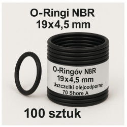 NBR O-Ring 19x4.5 mm – 100 pcs | Oil-Resistant Sealing Rings | Simmering.pl