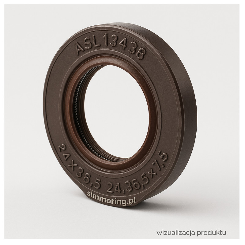 Rotary Shaft Seal ASL 13438 24x36,5x7,5 Oil Seal