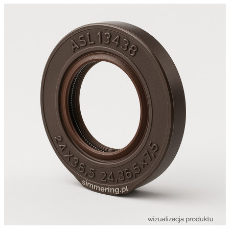 Rotary Shaft Seal ASL 13438 24x36,5x7,5 Oil Seal