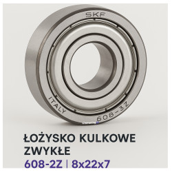 608-2Z SKF 8x22x7 Deep Groove Ball Bearing