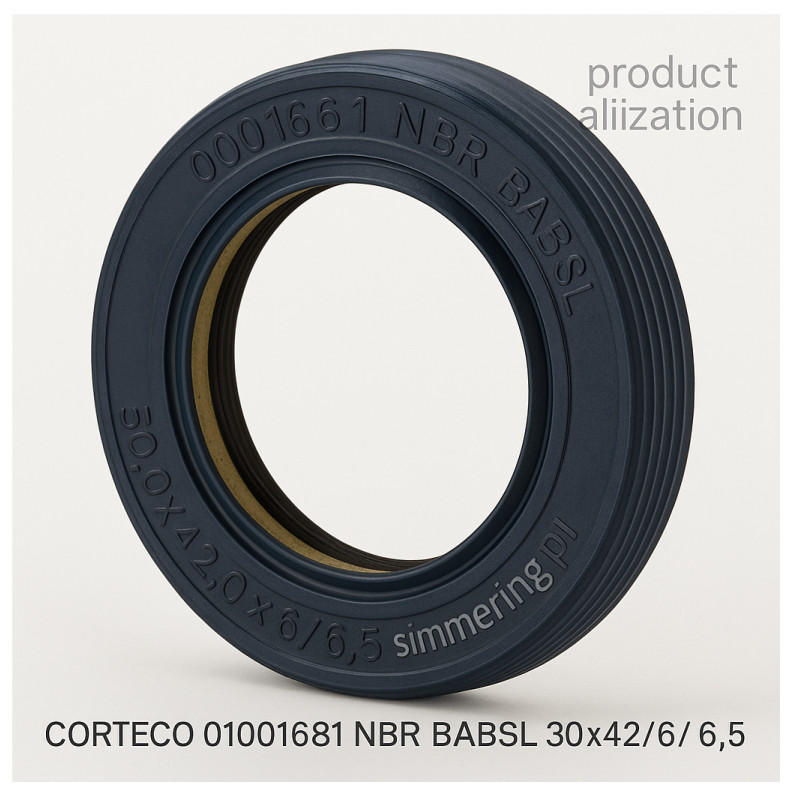 Uszczelniacz CORTECO 01001681 NBR BABSL 30x42x6/6,5 Simmerring