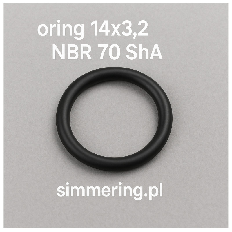 Oring 14x3,2 NBR 70 ShA – Uszczelniacz gumowy nitrylowy | Oring odporny na oleje i paliwa