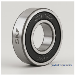 SKF 6001-2RSH 12x28x8 Łożysko kulkowe zwykłe