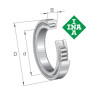 INA SL182913 Full Complement Cylindrical Roller Bearing – 65x90x16 mm