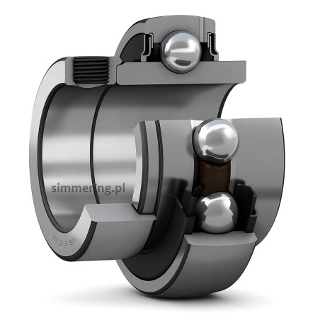 YEL208-2F SKF 40x80x56,3 Łożysko Samonastawne