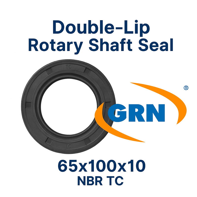 Rotary Shaft Seal 65x100x10 NBR TC Oil Seal Double Lip