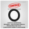 CORTECO Simmerring 12014993B – uszczelniacz wału FPM BAUMSLX7 60×75×8 (Land Rover LR000771, Volvo 9143911)
