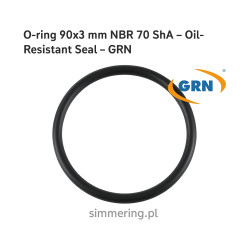 Oring 90x3 NBR 70 ShA – Uszczelniacz Nitrylowy