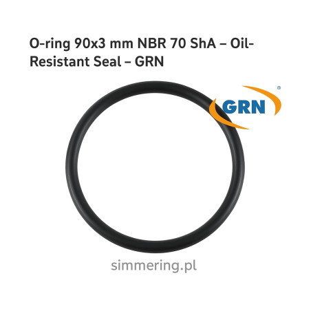 Oring 90x3 NBR 70 ShA – Uszczelniacz Nitrylowy