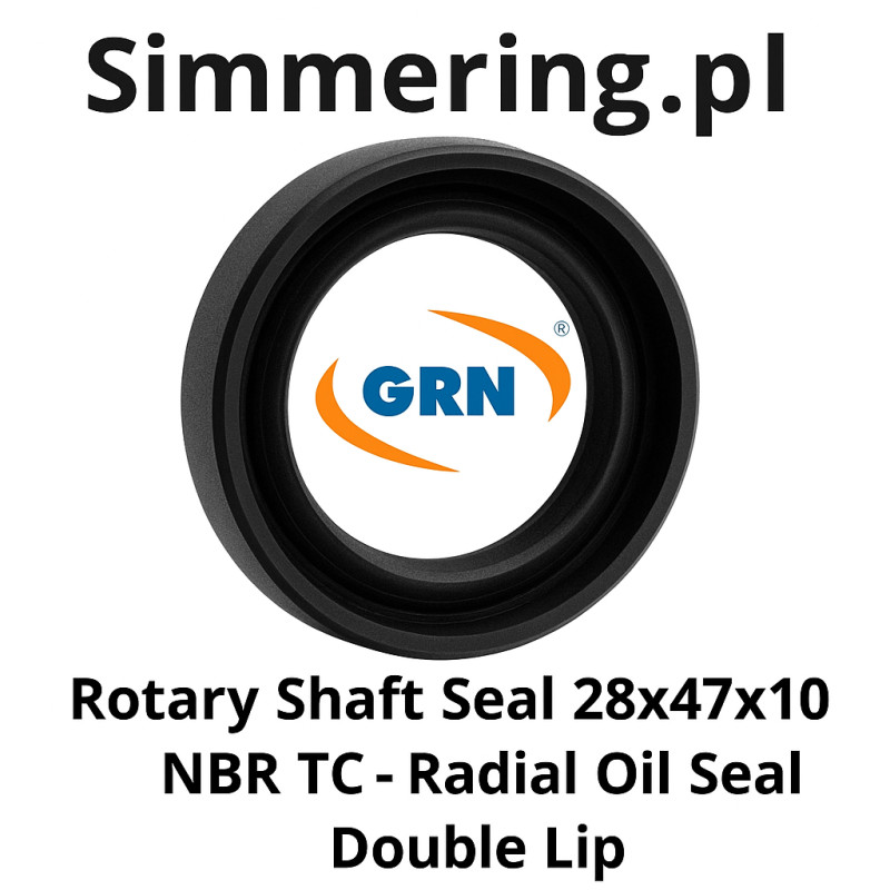 Rotary Shaft Seal 28x47x10 NBR TC – Radial Oil Seal Double Lip
